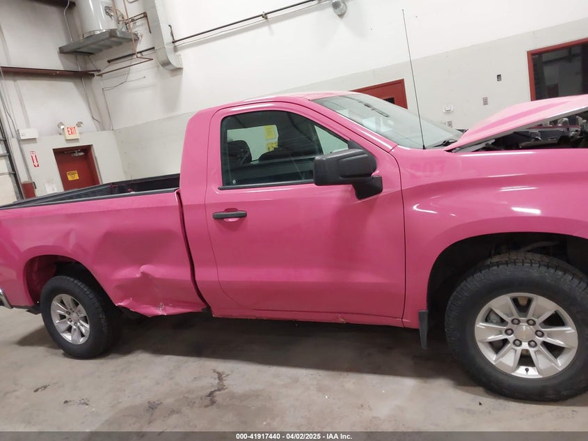 2021 Chevrolet Silverado 1500 2Wd Long Bed Wt VIN: 3GCNWAEF9MG258252 Lot: 41917440