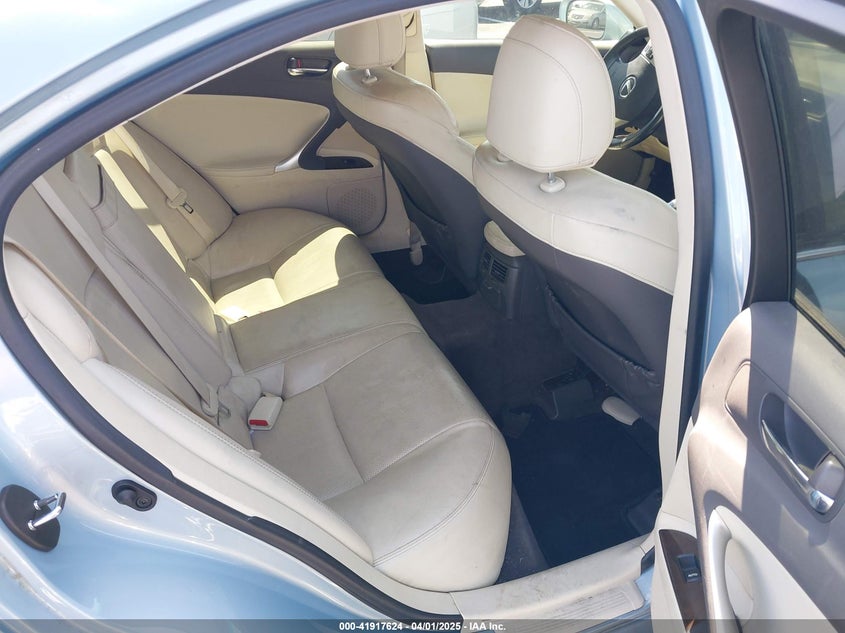 2012 LEXUS IS 250 VIN: JTHBF5C27C5167544