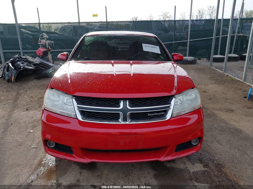 2011 DODGE AVENGER VIN: 1B3BD1FGXBN515053