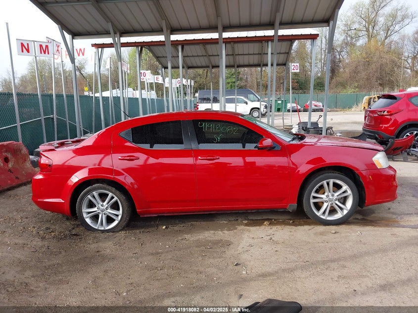 2011 DODGE AVENGER VIN: 1B3BD1FGXBN515053