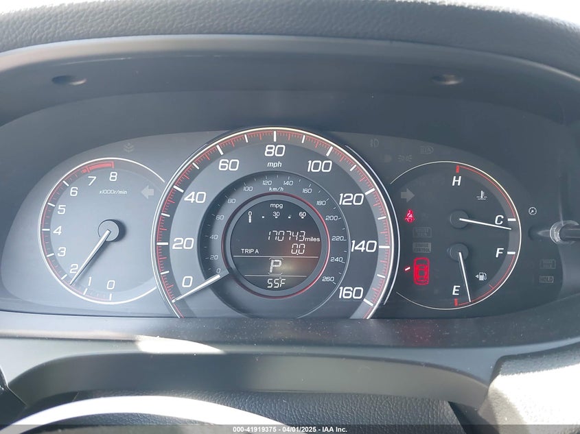 2014 HONDA ACCORD VIN: 1HGCR2F57EA091403
