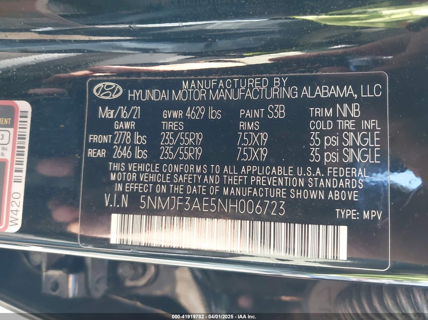 2022 HYUNDAI TUCSON SEL - 5NMJF3AE5NH006723