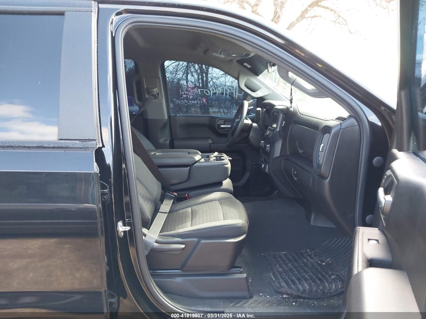 VIN 1GCPDBEK1NZ621341 2022 CHEVROLET SILVERADO 1500 4WD  SHORT BED CUSTOM