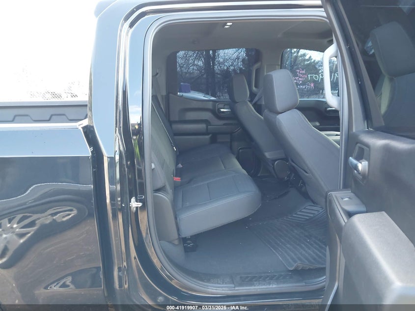 VIN 1GCPDBEK1NZ621341 2022 CHEVROLET SILVERADO 1500 4WD  SHORT BED CUSTOM