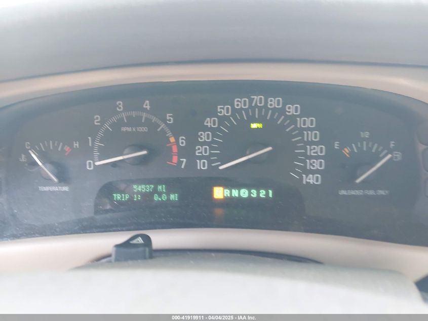 2001 Buick Park Avenue Ultra VIN: 1G4CU541814194591 Lot: 41919911