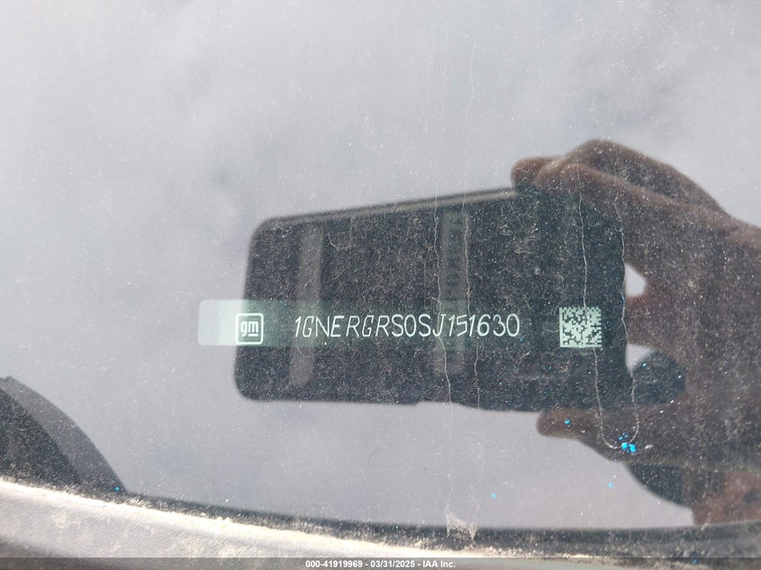 2025 CHEVROLET TRAVERSE VIN: 1GNERGRS0SJ151630