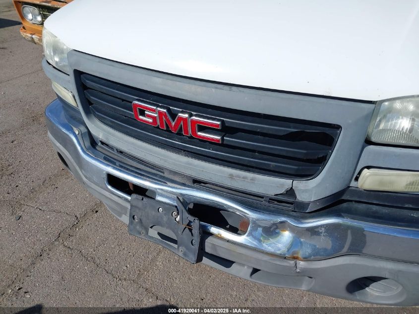 2006 GMC Sierra 2500Hd Work Truck VIN: 1GTHC24U36E244093 Lot: 41920041