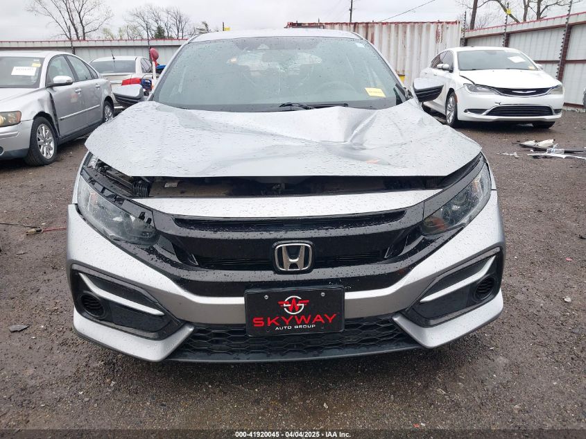 2020 Honda Civic Lx VIN: SHHFK7H38LU409783 Lot: 41920045