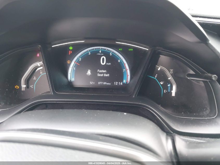 2020 Honda Civic Lx VIN: SHHFK7H38LU409783 Lot: 41920045