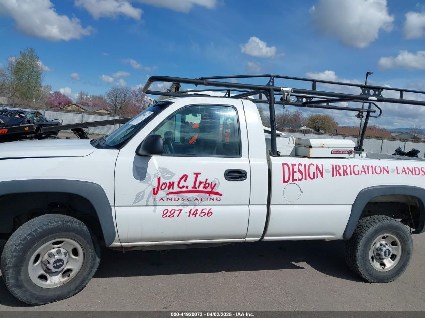 2006 GMC Sierra 2500Hd Work Truck VIN: 1GTHC24UX6E275809 Lot: 41920073