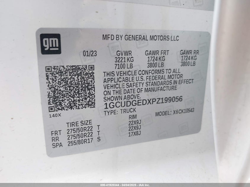 2023 CHEVROLET SILVERADO 1500 4WD  SHORT BED LTZ - 1GCUDGEDXPZ199056