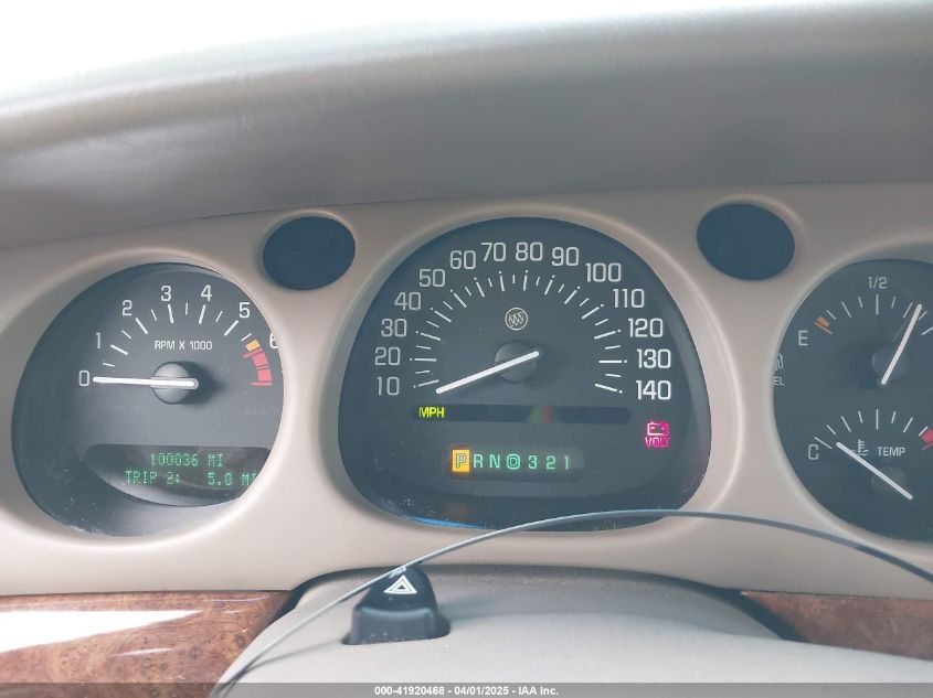 2000 Buick Lesabre Limited VIN: 1G4HR54K9YU262648 Lot: 41920468