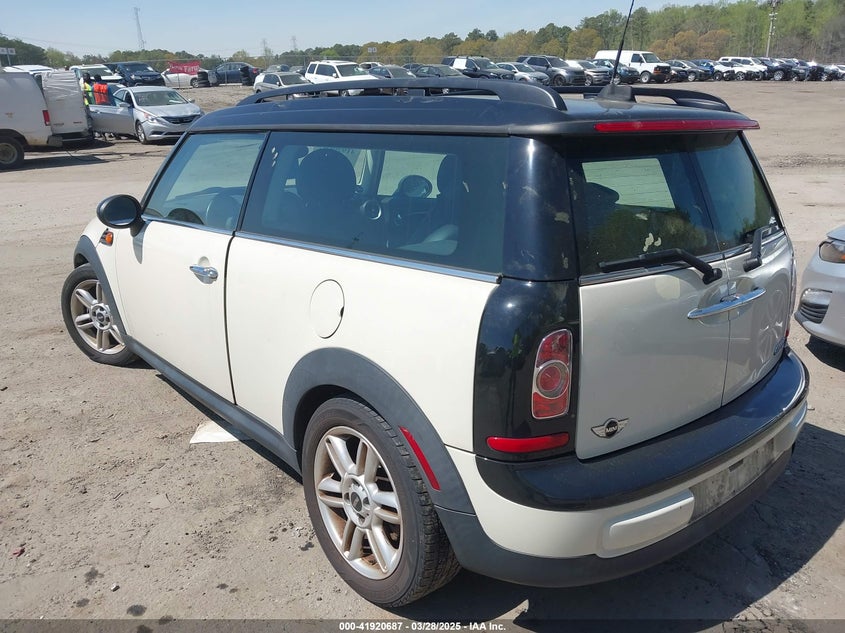 2012 MINI COOPER CLUBMAN VIN: WMWZF3C52CT189930