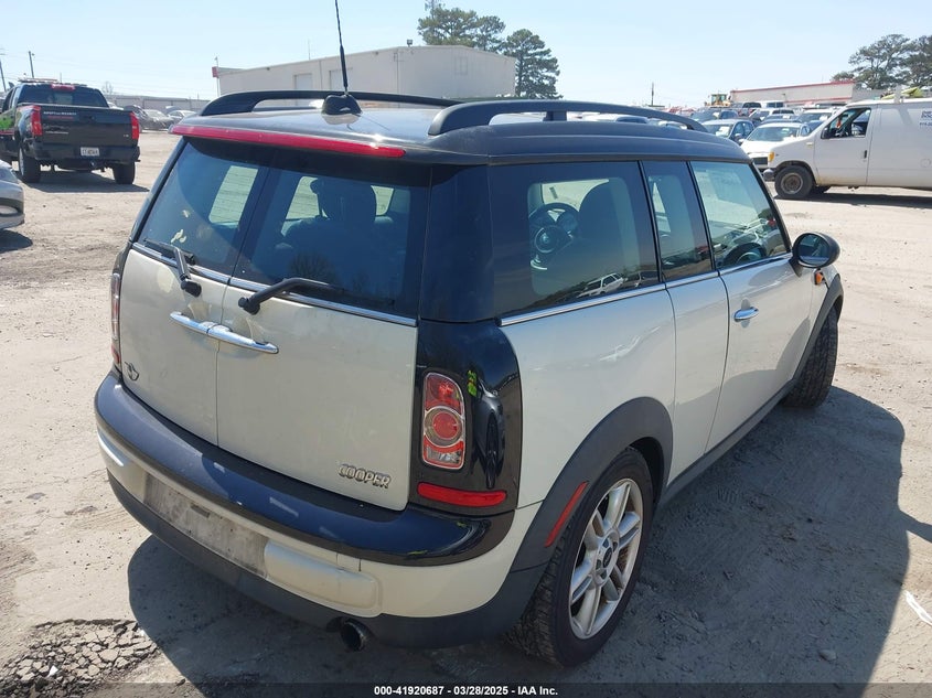 2012 MINI COOPER CLUBMAN VIN: WMWZF3C52CT189930