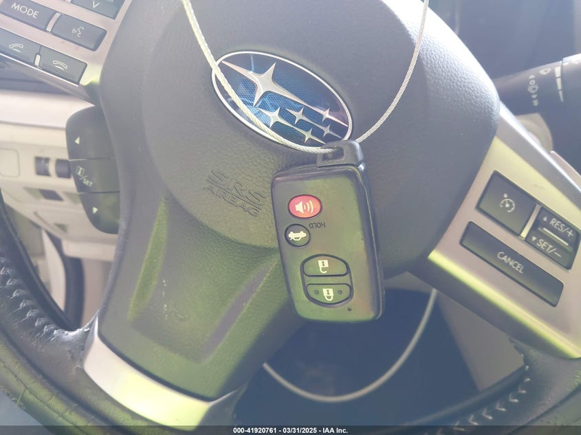 2014 SUBARU XV CROSSTREK VIN: JF2GPBCC9EH257941