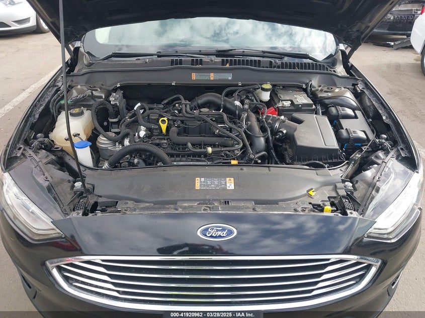 2019 Ford Fusion Se VIN: 3FA6P0HDXKR184031 Lot: 41920962