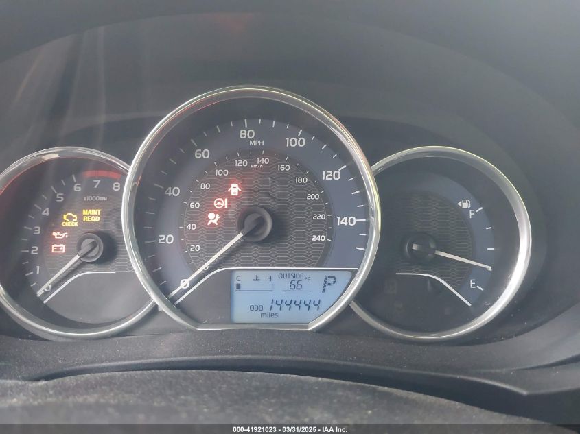 2016 Toyota Corolla Le VIN: 2T1BURHE9GC704456 Lot: 41921023