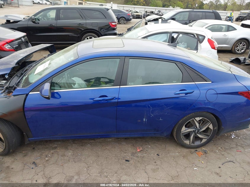 2021 HYUNDAI ELANTRA VIN: 5NPLN4AG7MH041381