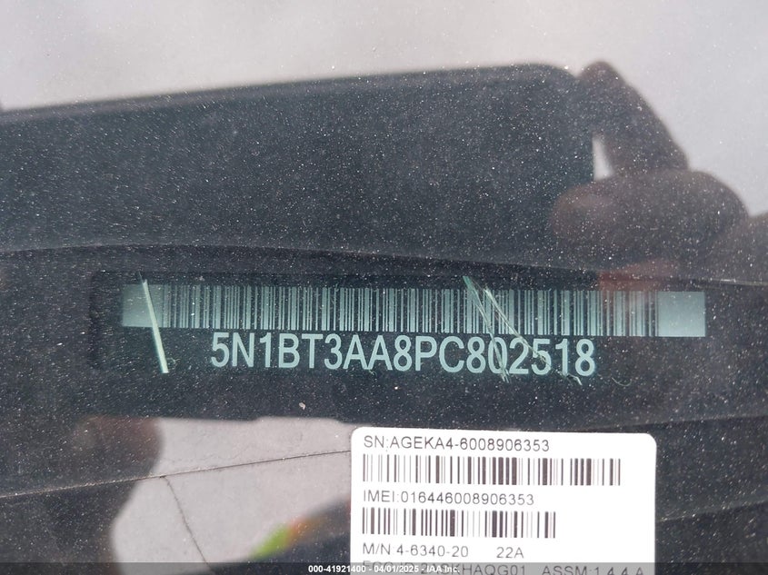 2023 NISSAN ROGUE VIN: 5N1BT3AA8PC802518