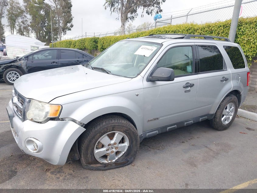 2008 FORD ESCAPE VIN: 1FMCU03108KA62726