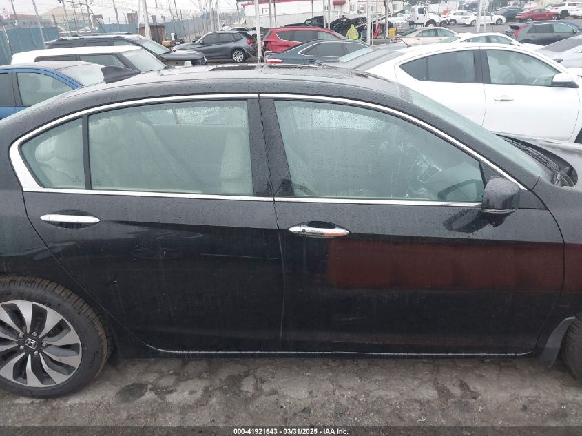 2014 Honda Accord Hybrid Touring VIN: 1HGCR6F77EA006682 Lot: 41921643