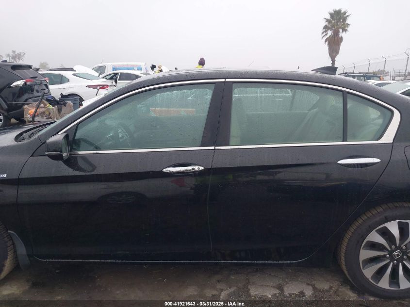 2014 Honda Accord Hybrid Touring VIN: 1HGCR6F77EA006682 Lot: 41921643