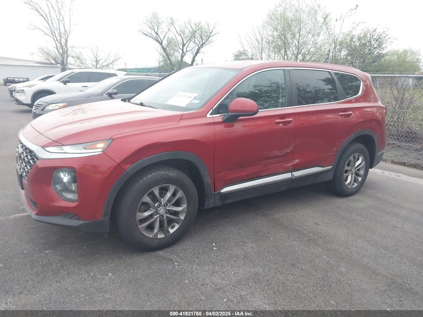 2020 HYUNDAI SANTA FE VIN: 5NMS2CAD7LH156594