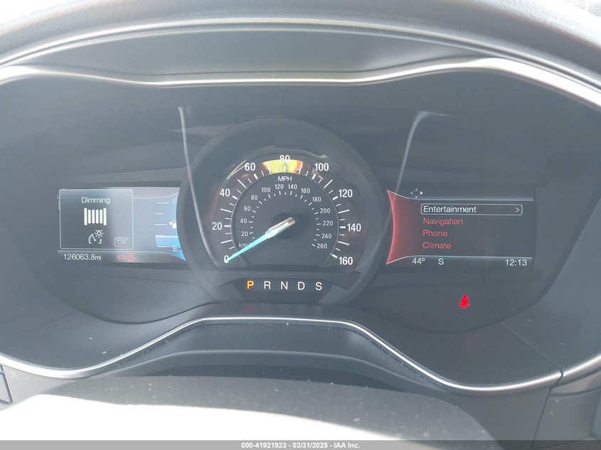 2016 FORD FUSION VIN: 3FA6P0K92GR214408