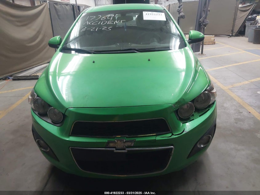 2016 CHEVROLET SONIC VIN: 1G1JC6SH8G4150595