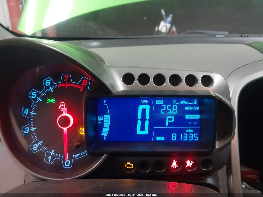 2016 CHEVROLET SONIC VIN: 1G1JC6SH8G4150595