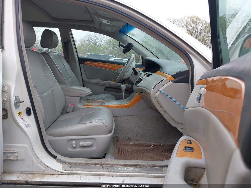 2006 TOYOTA AVALON VIN: 4T1BK36B86U161321