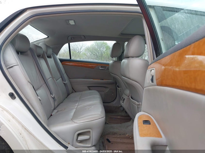 2006 TOYOTA AVALON VIN: 4T1BK36B86U161321