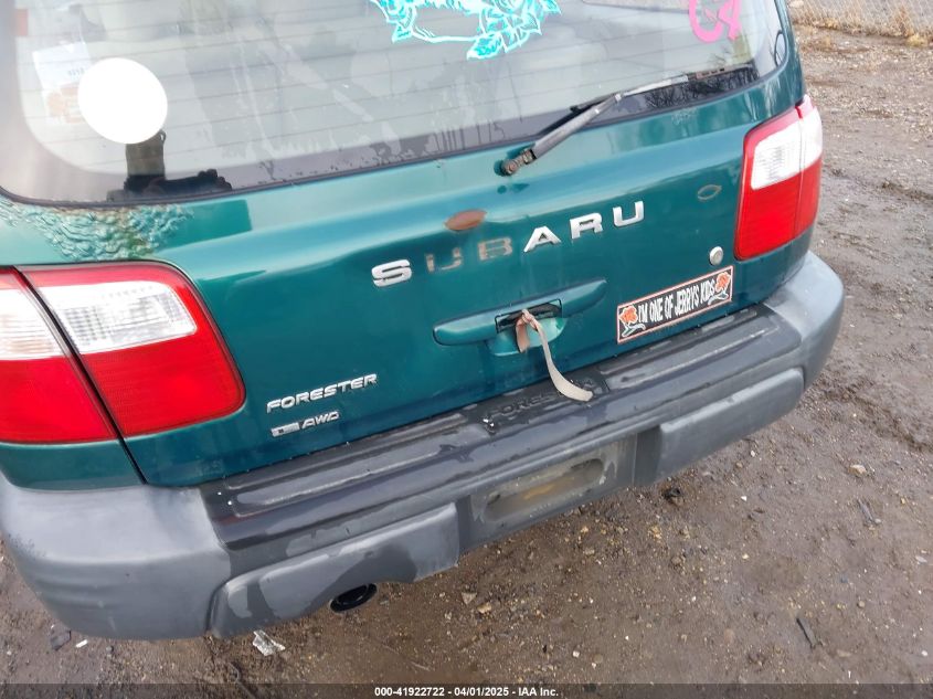 2001 Subaru Forester L VIN: JF1SF63501G733293 Lot: 41922722