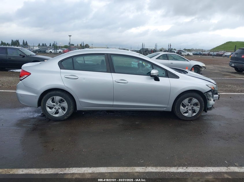 2014 HONDA CIVIC VIN: 19XFB2F54EE256806