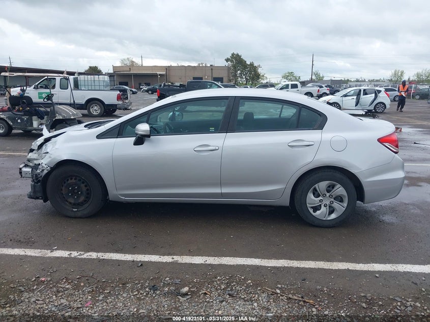 2014 HONDA CIVIC VIN: 19XFB2F54EE256806