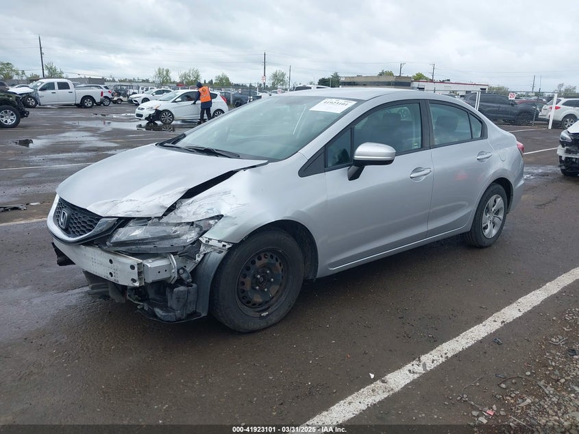 2014 HONDA CIVIC VIN: 19XFB2F54EE256806