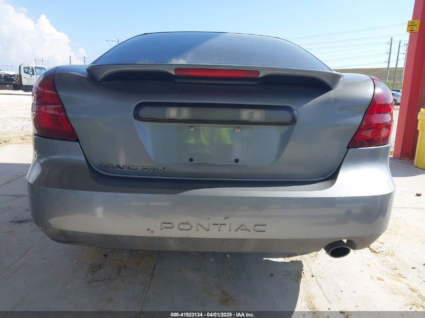 2008 Pontiac Grand Prix VIN: 2G2WP552X81107378 Lot: 41923134