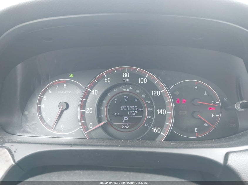 2016 HONDA ACCORD VIN: 1HGCR2F58GA079960