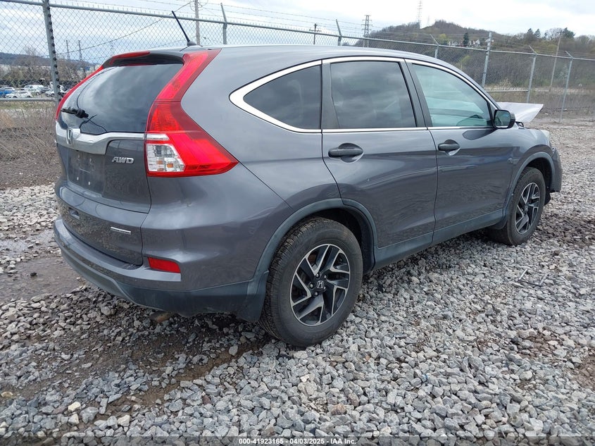 2016 HONDA CR-V SE - 2HKRM4H42GH645790