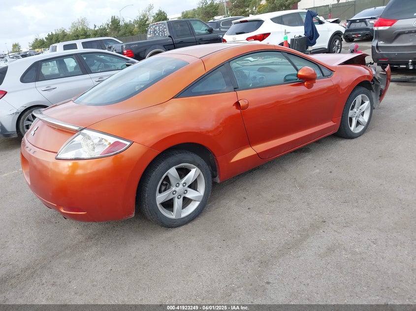 2008 MITSUBISHI ECLIPSE VIN: 4A3AK24F68E041429