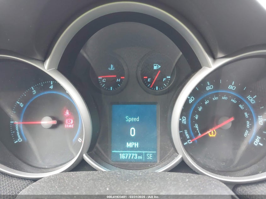 2012 CHEVROLET CRUZE VIN: 1G1PK5SC9C7134121