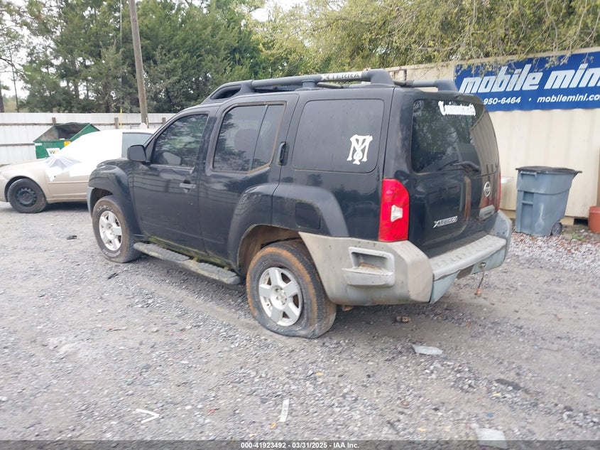 2007 NISSAN XTERRA VIN: 5N1AN08U37C521568