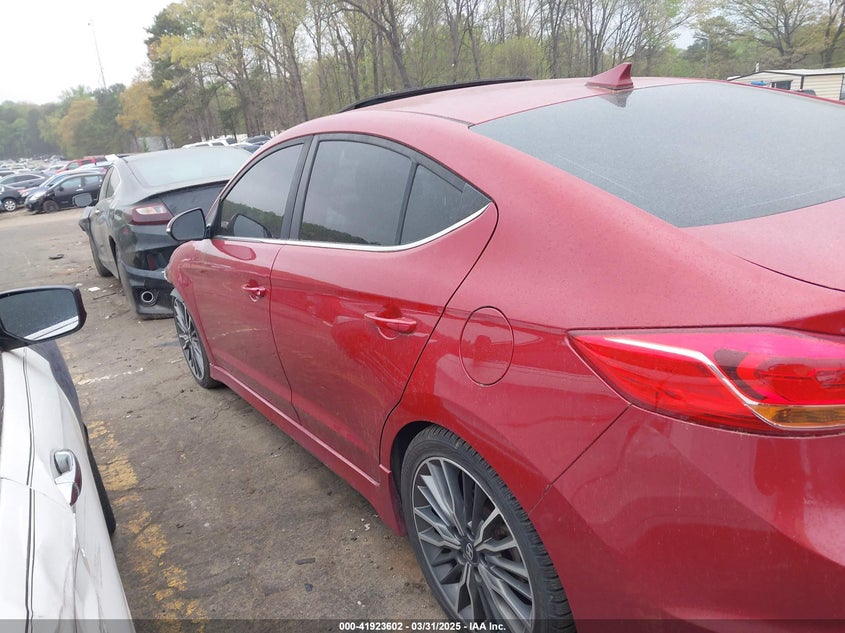 2018 HYUNDAI ELANTRA VIN: KMHD04LB3JU498156
