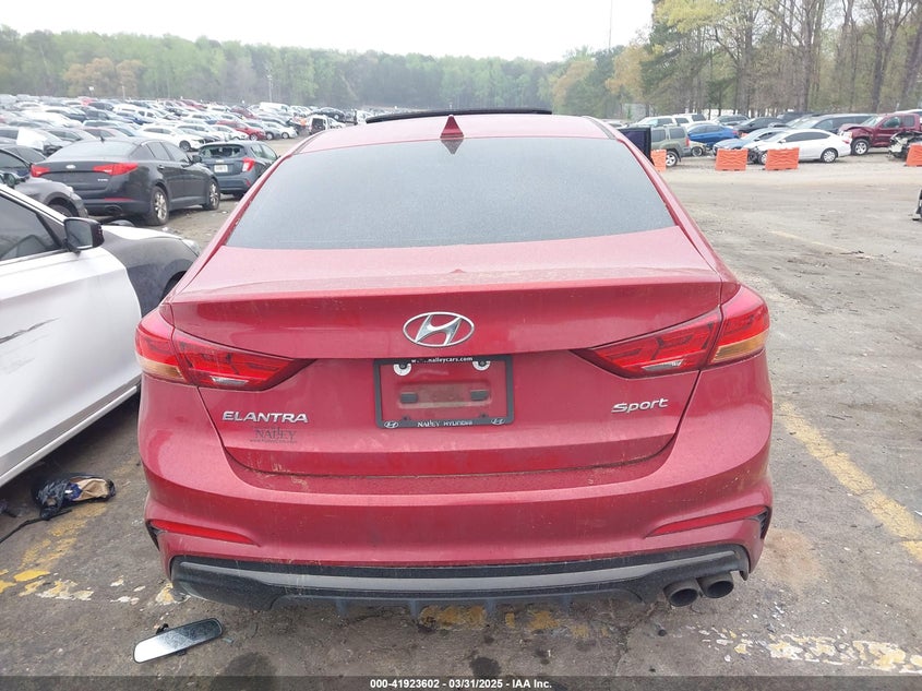 2018 HYUNDAI ELANTRA VIN: KMHD04LB3JU498156