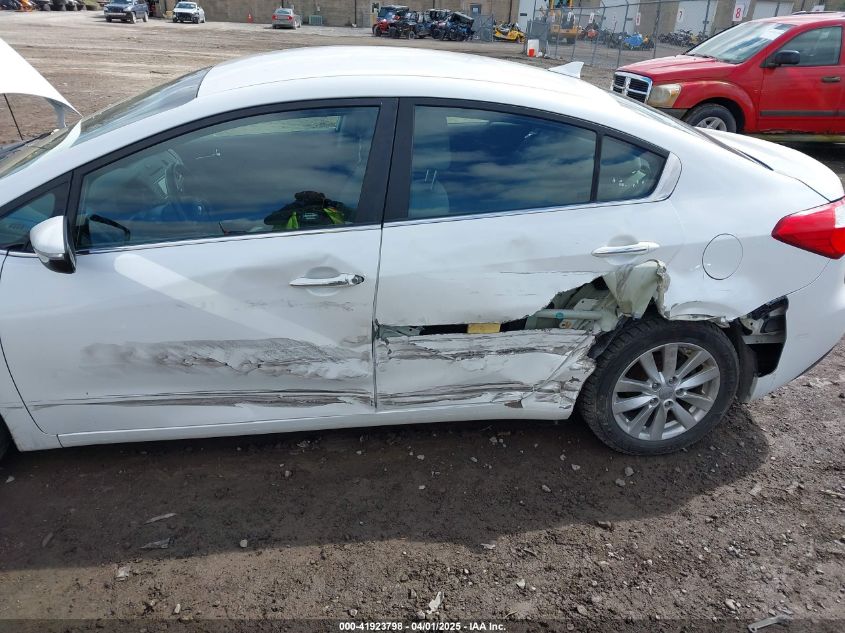 2014 Kia Forte Ex VIN: KNAFX4A8XE5050378 Lot: 41923798