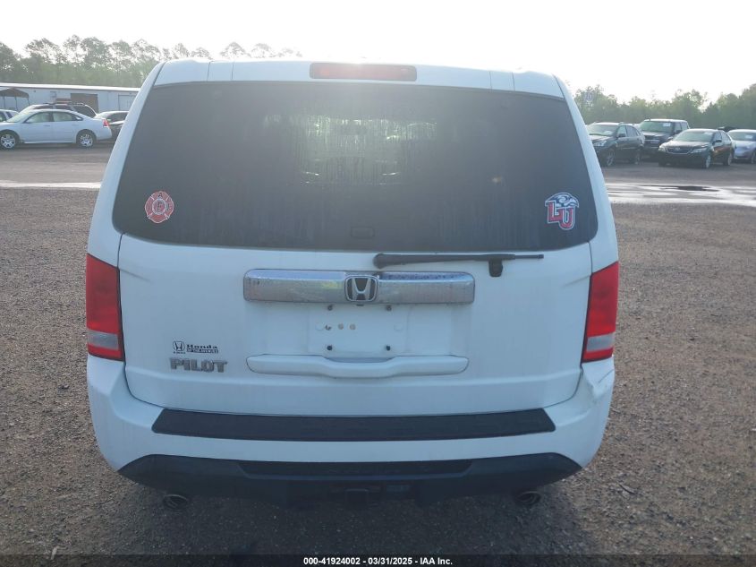 2014 Honda Pilot Ex-L VIN: 5FNYF3H50EB021362 Lot: 41924002