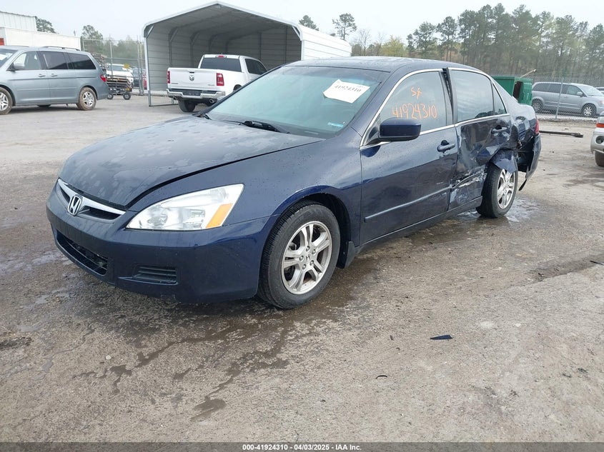 2007 HONDA ACCORD VIN: 1HGCM56727A153567
