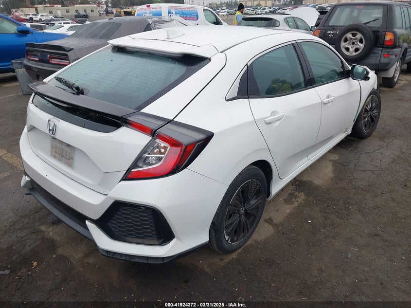 2017 HONDA CIVIC VIN: SHHFK7H54HU401656