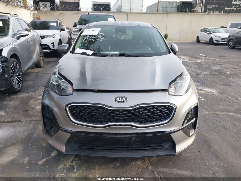 2021 Kia Sportage Lx VIN: KNDPM3AC2M7931660 Lot: 41924609