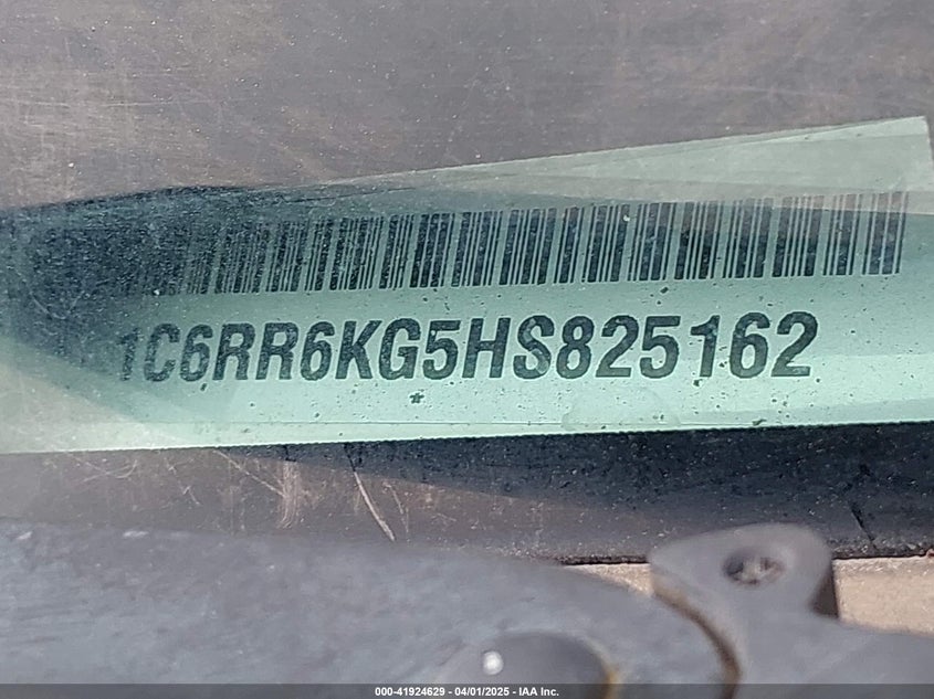 2017 RAM 1500 TRADESMAN  4X2 5'7 BOX - 1C6RR6KG5HS825162